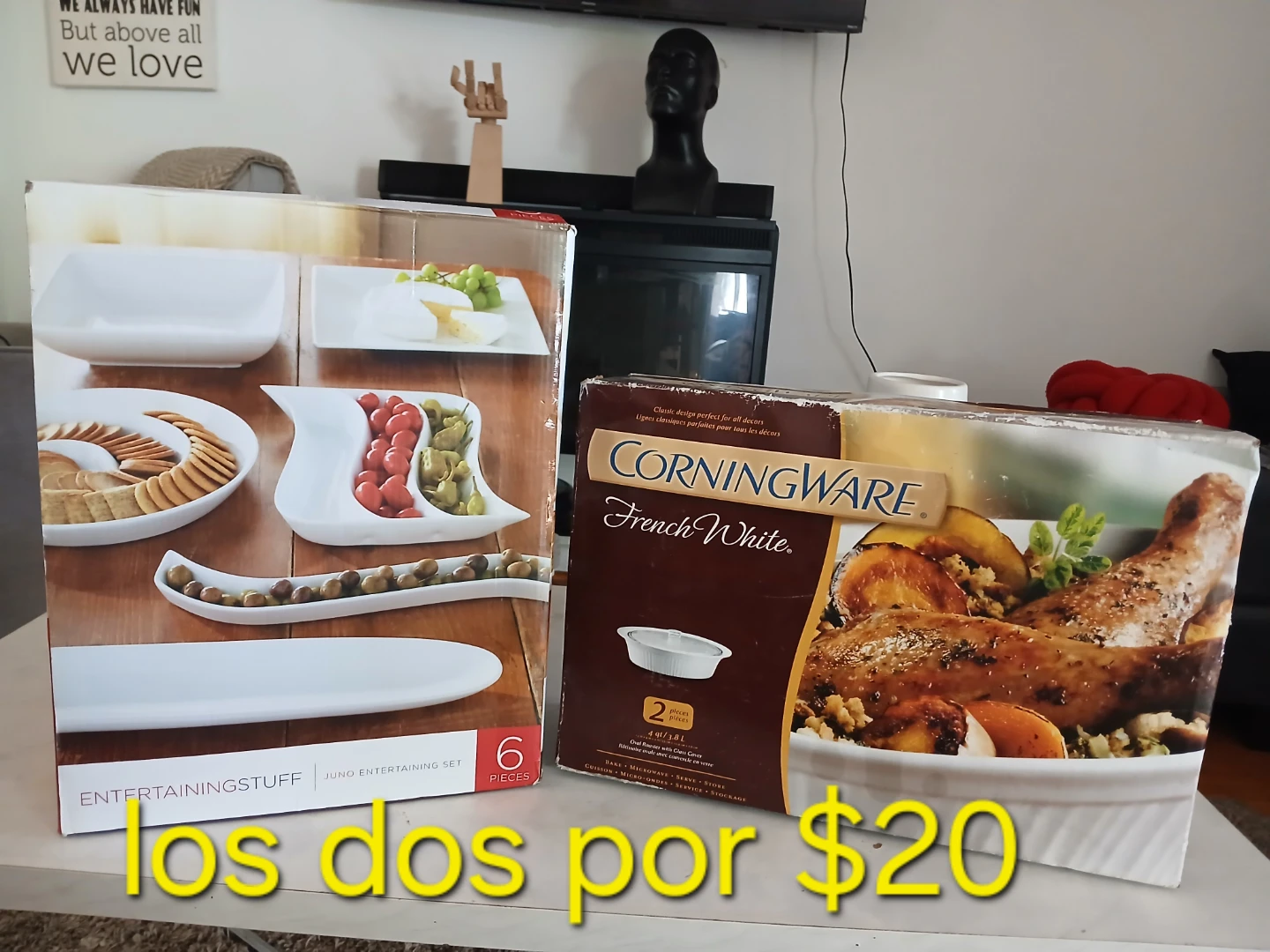 EntertainingStuff Juno Set and CorningWare Roaster