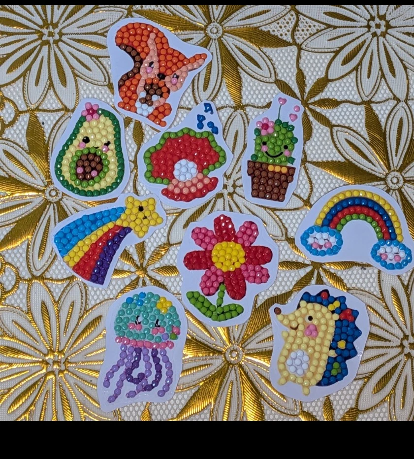 Diamond Art Stickers - Cute Animals & Objects