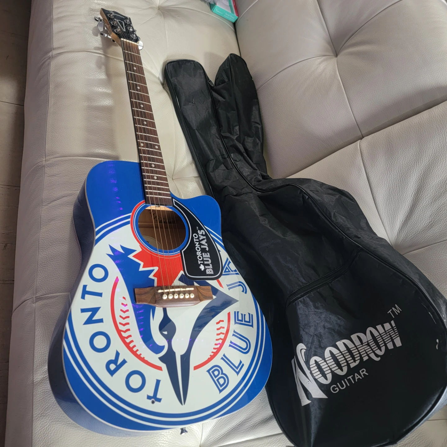 Woodrow Toronto Blue Jays Acoustic Guitar - photo 2