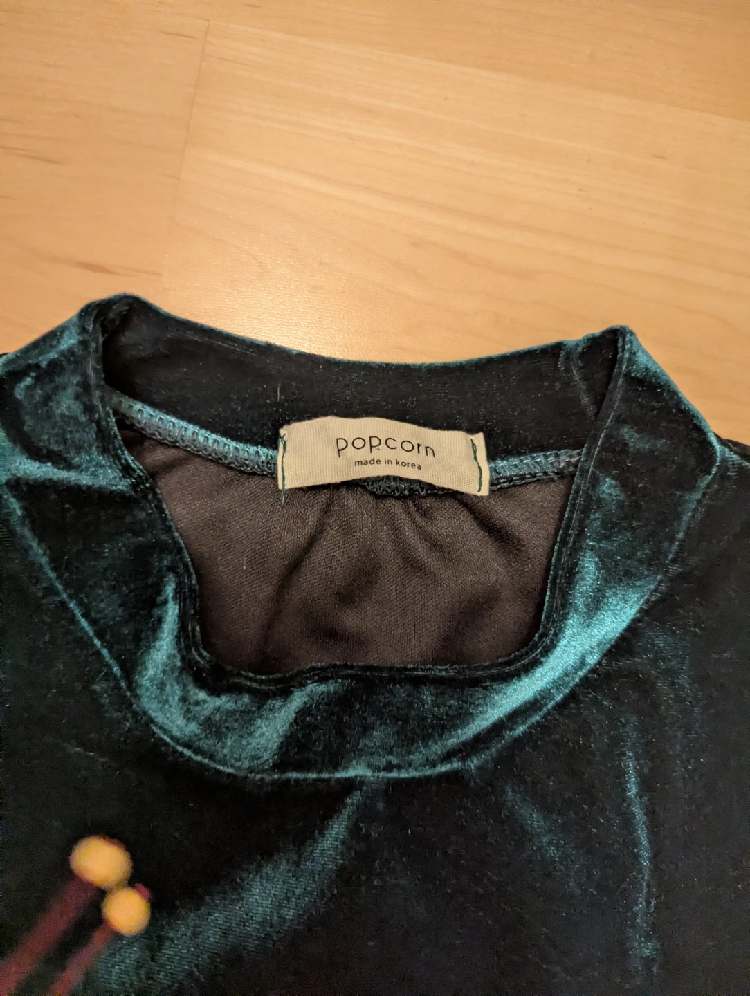 Green Velvet Pullover - photo 2