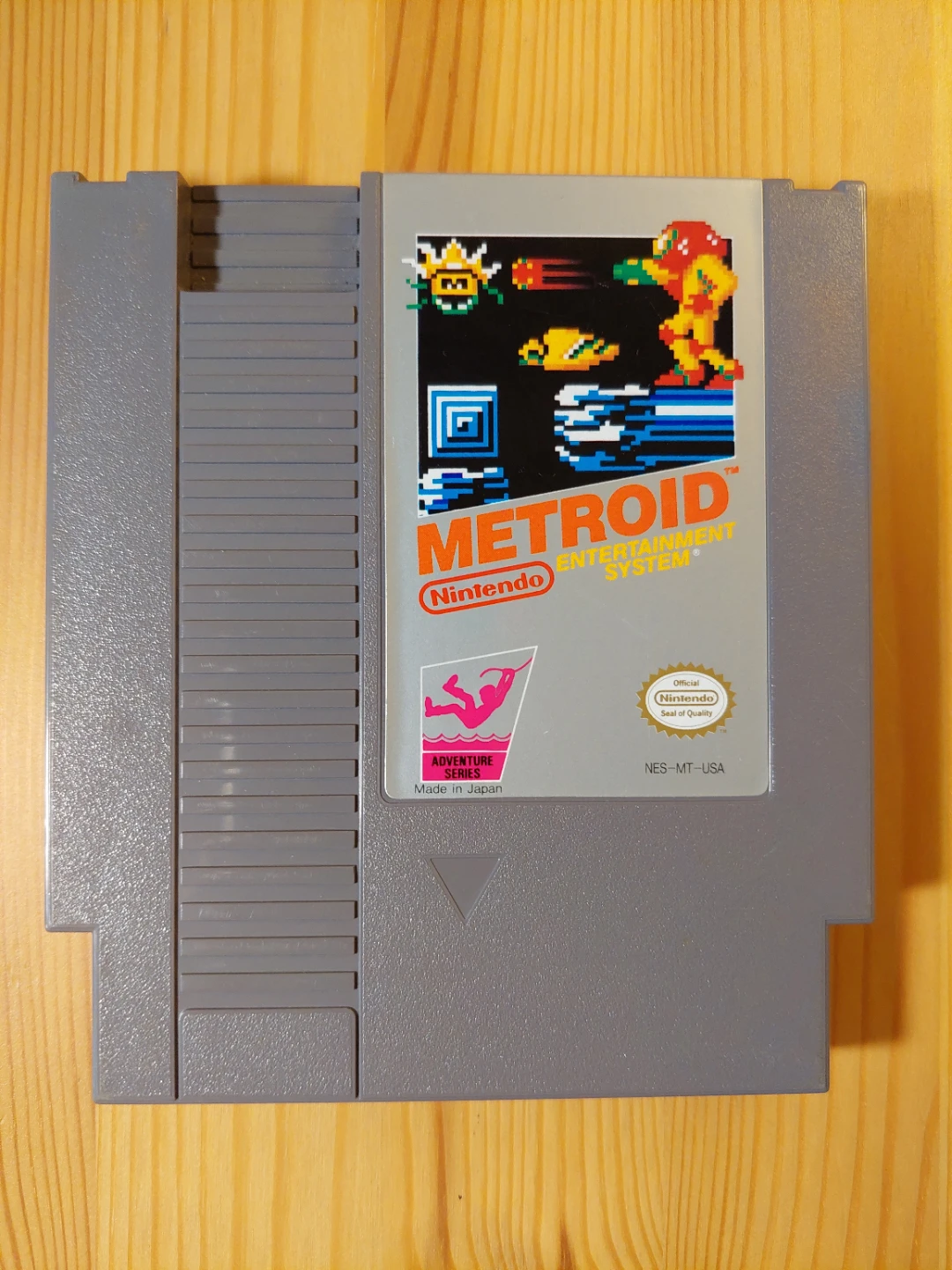 Metroid NES Game Cartridge - photo 2