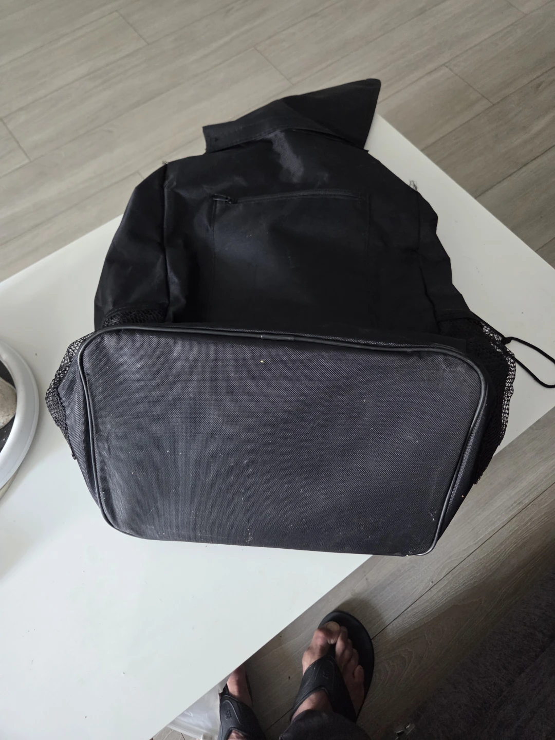 Black Drawstring Sport Backpack