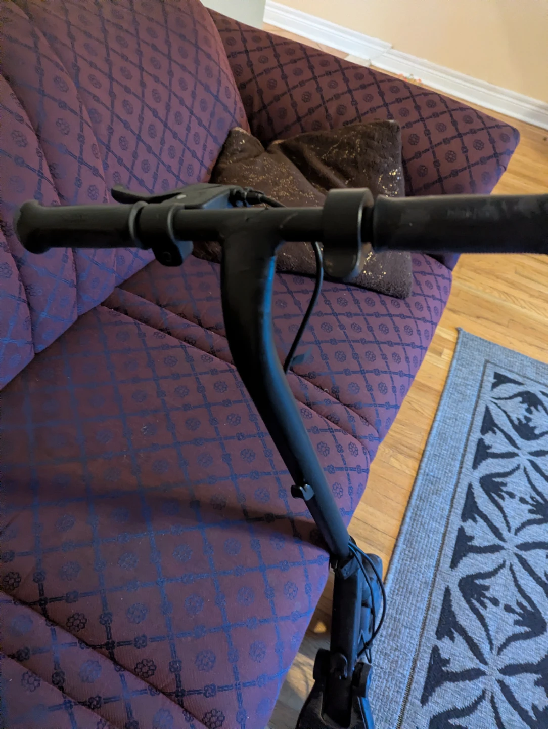 Black Folding electric scooter - photo 3