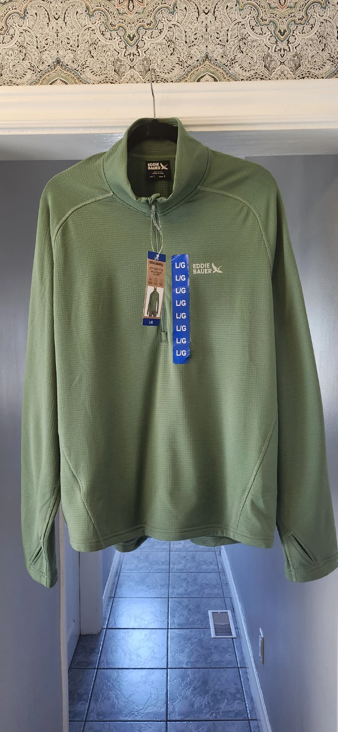 Eddie Bauer Men's Grid Fleece 1/2-Zip