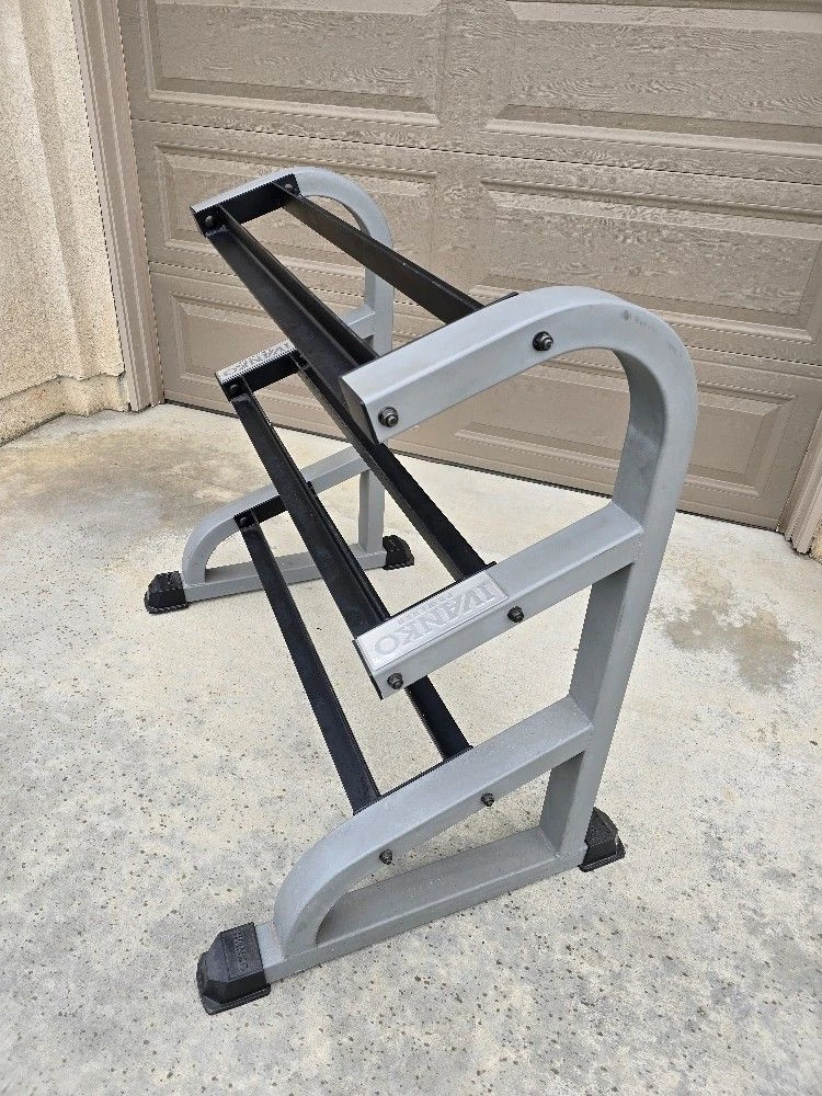 Pro-Style Dumbbell Set with Ivanko Commercial 3-Tier Rack - photo 4