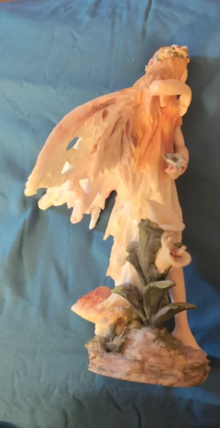 Fairy Figurine with Floral Details - photo 4