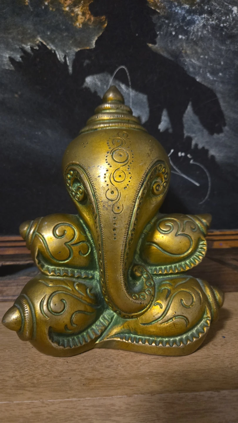 Brass Ganesh Wall Hanging