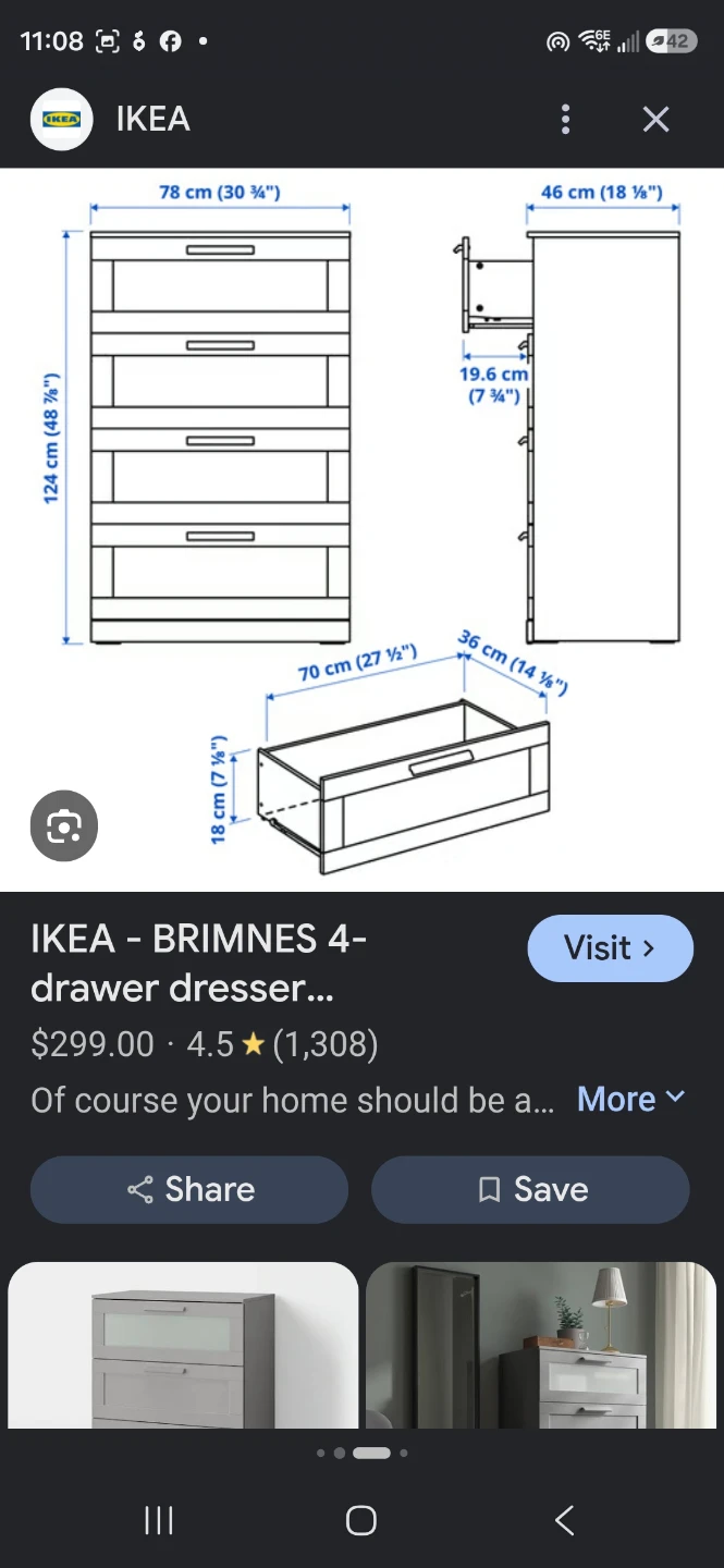 IKEA Brimnes 4-Drawer Dresser - photo 5