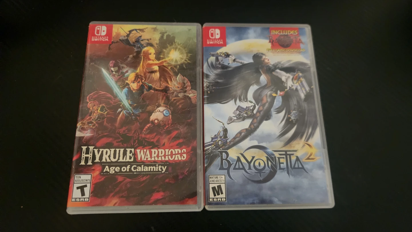 Nintendo Switch Games: Hyrule Warriors and Bayonetta 2