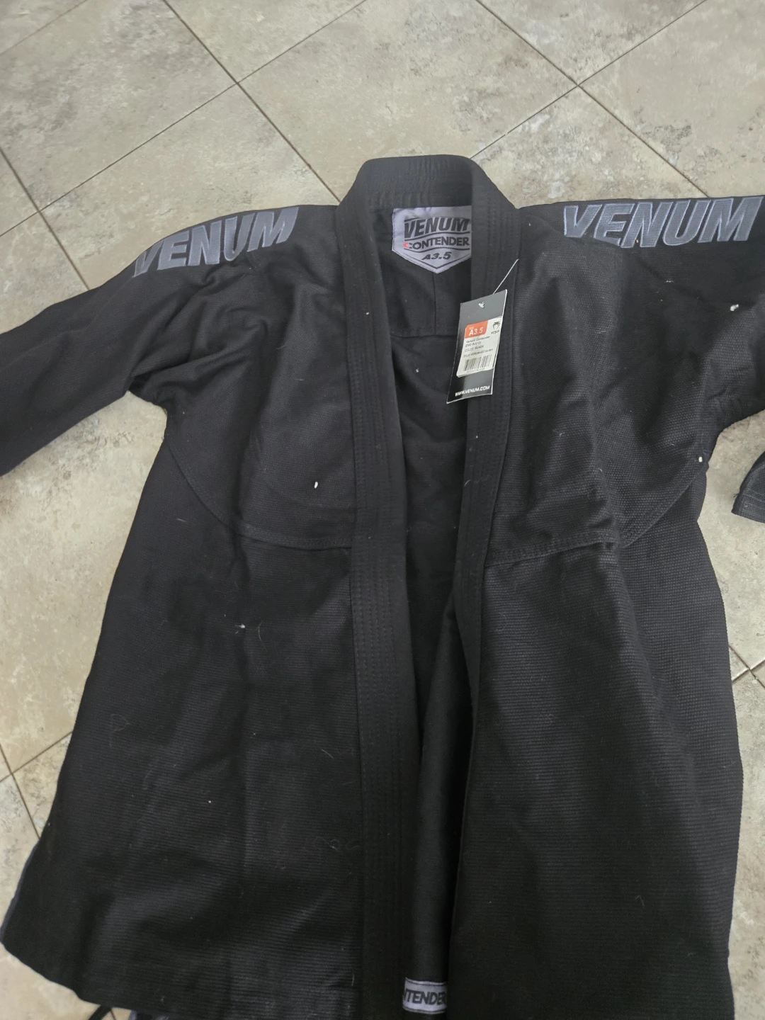 Venum Contender Jiu-Jitsu Gi - Black - Size A3