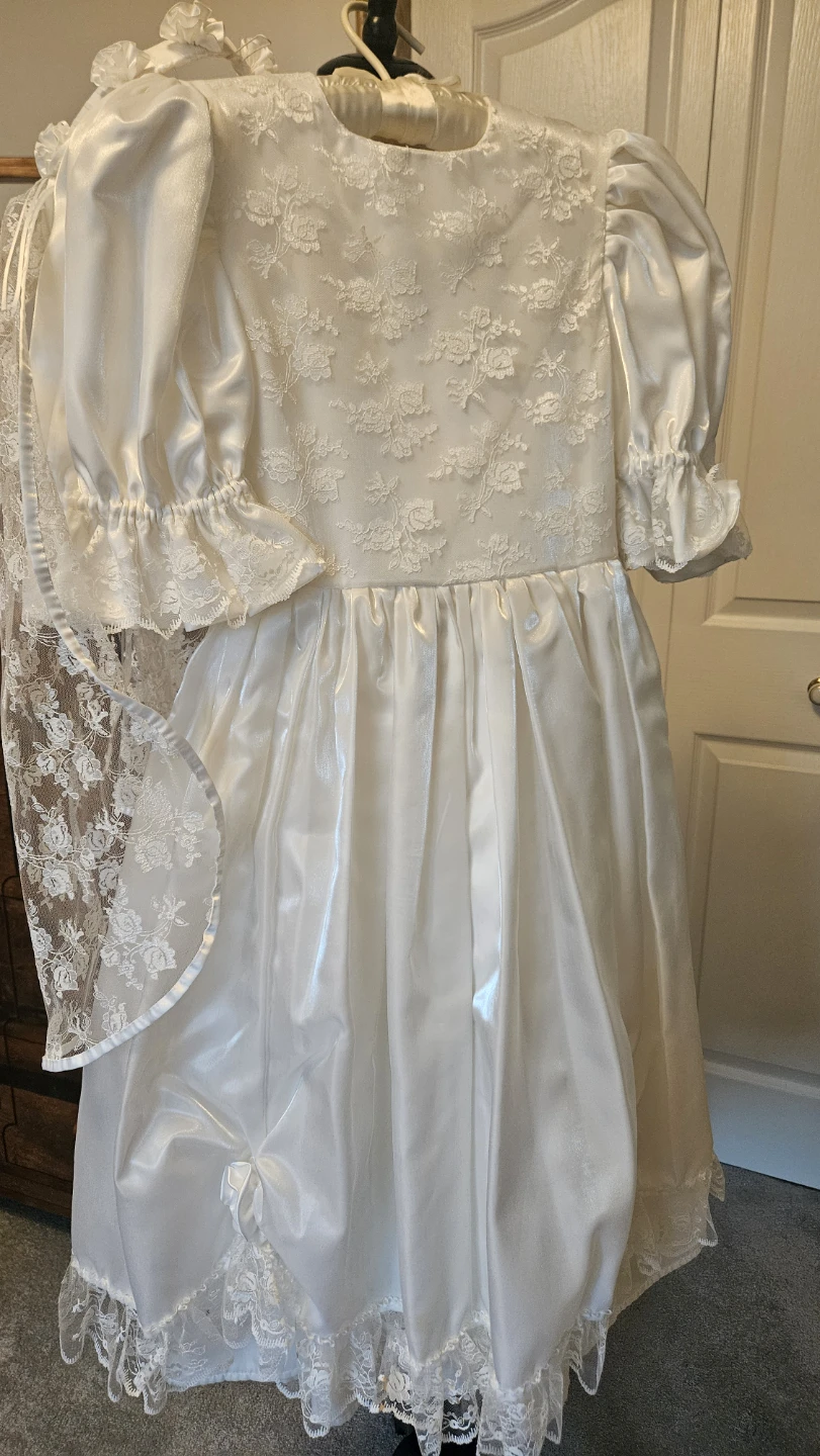 White lace formal dress - made for 1st Communion - photo 2
