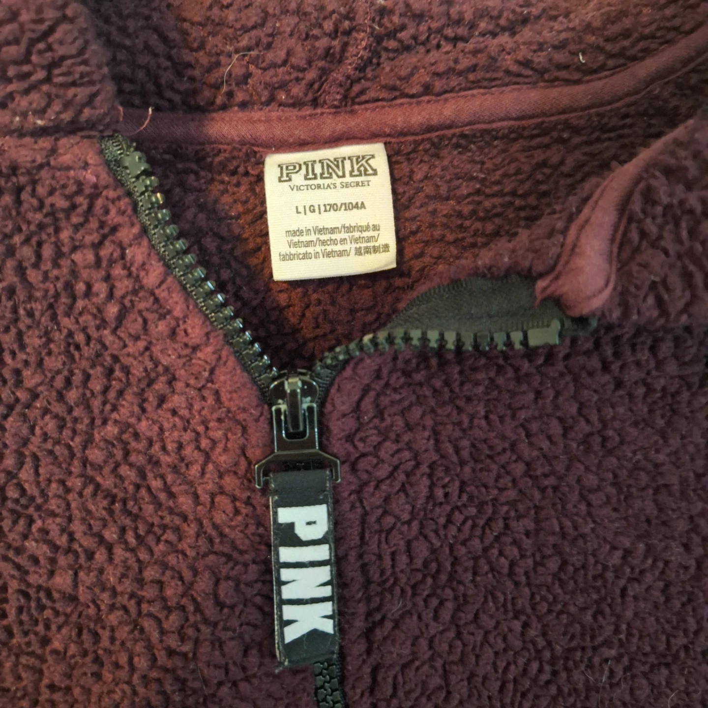 PINK Victoria's Secret Sherpa Quarter-Zip hoodie - photo 2