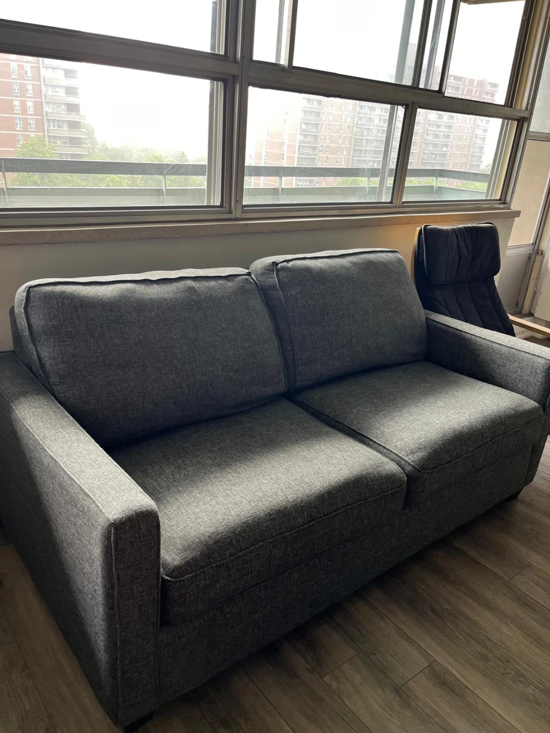 Love seat sofa with bed - photo 2