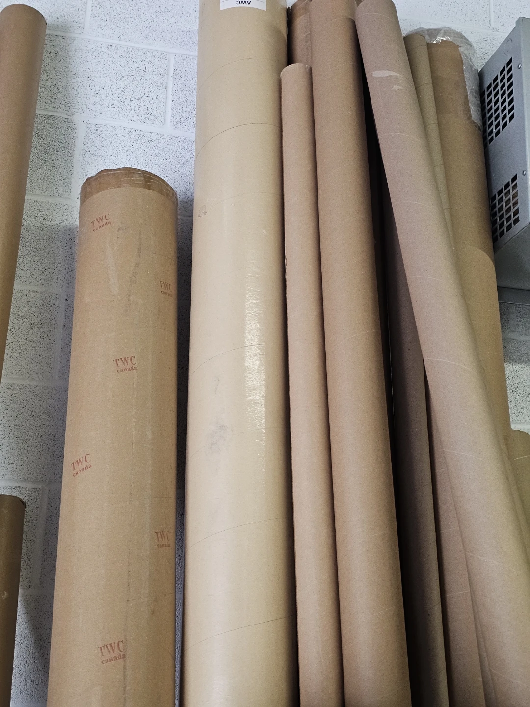 heavy-duty brown cardboard tubes - photo 2