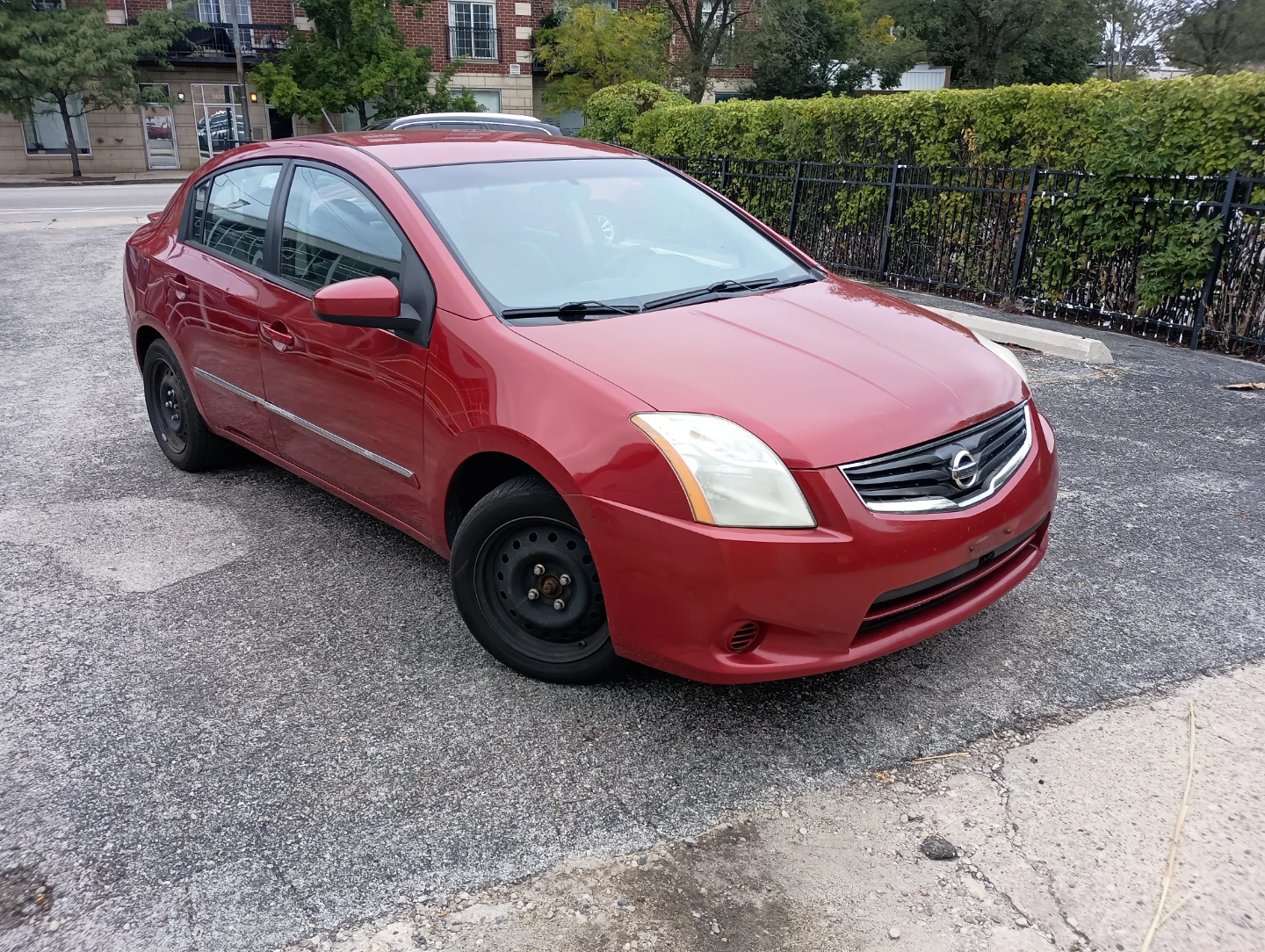 2011 Red Nissan Sentra S Sedan 157k - photo 2