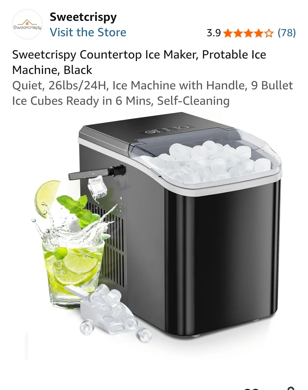 Sweetcrispy Countertop Ice Maker! - photo 5