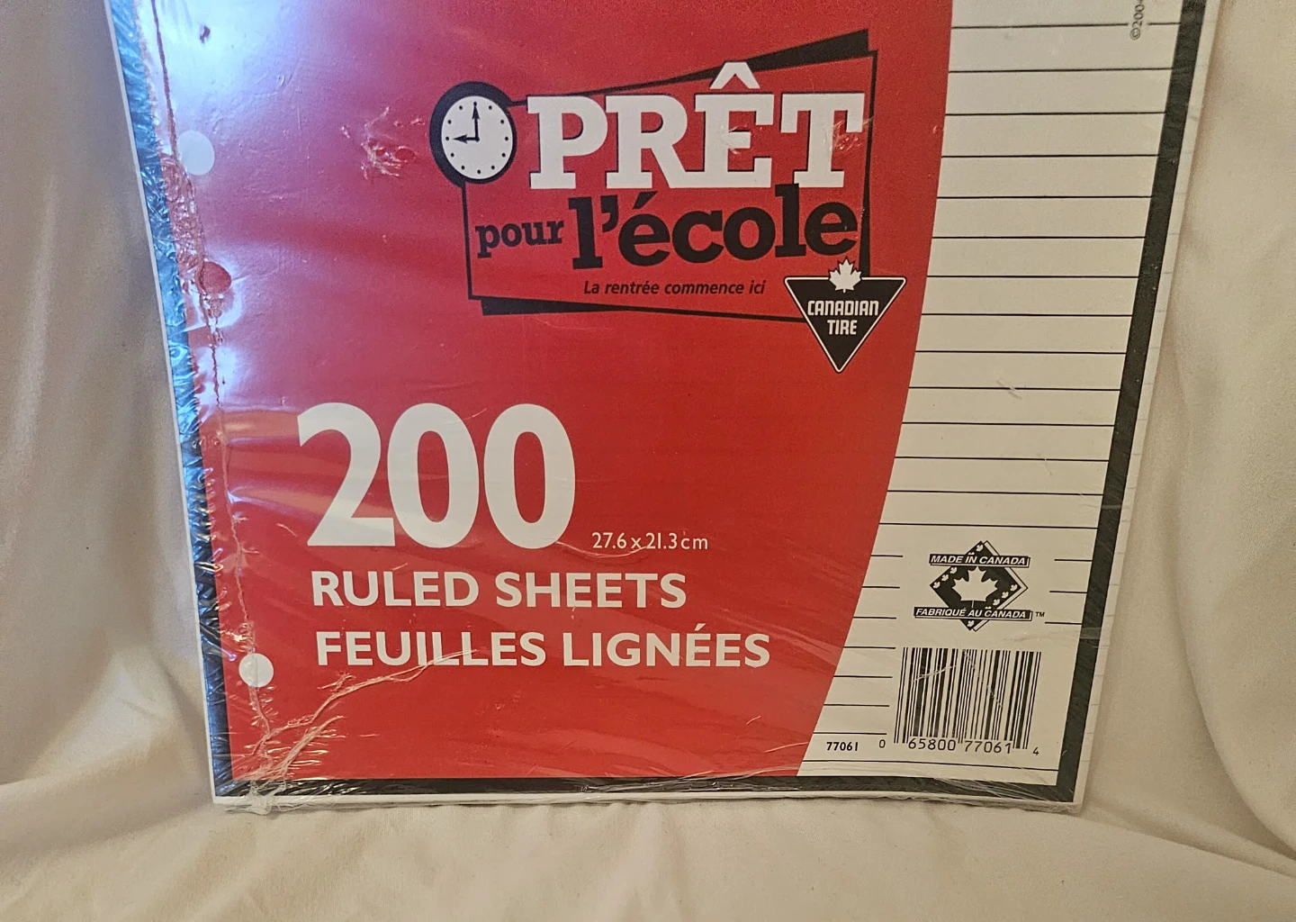 Hilroy School Ready 200 Ruled Loose Leaf Paper Sheets - photo 3