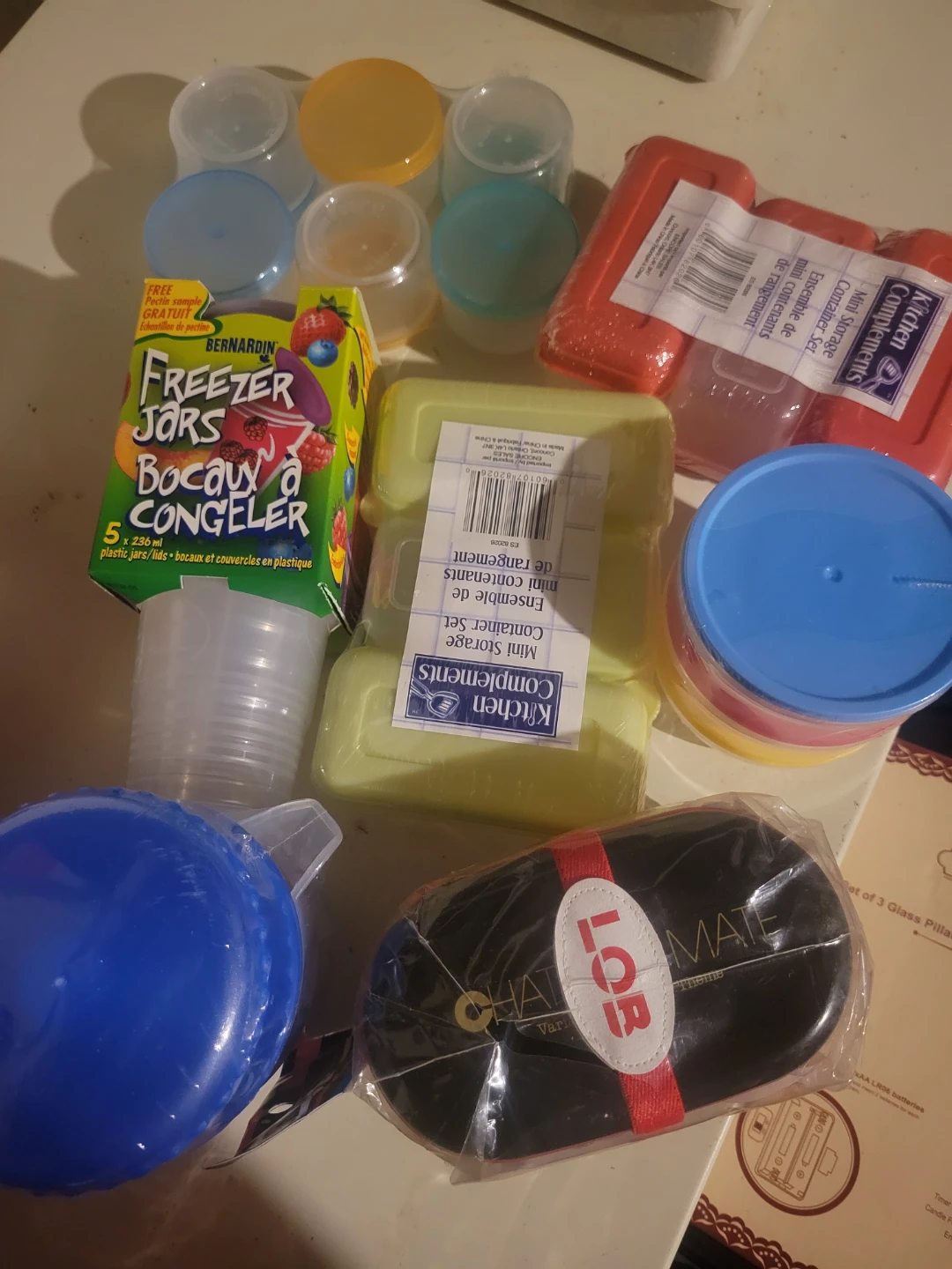 🏈 Assorted Food Storage Container Set