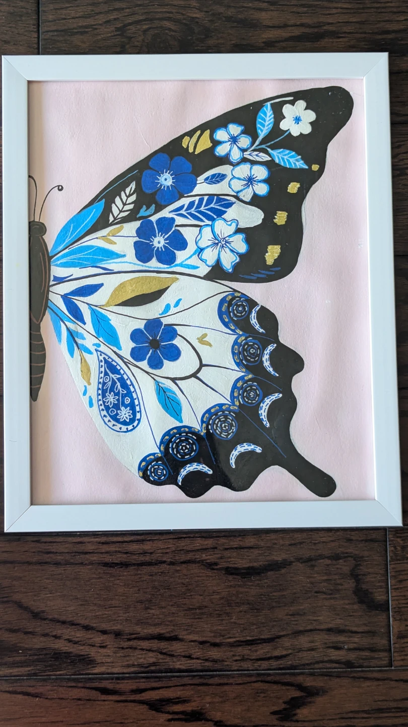 Set of butterfly painting - photo 2
