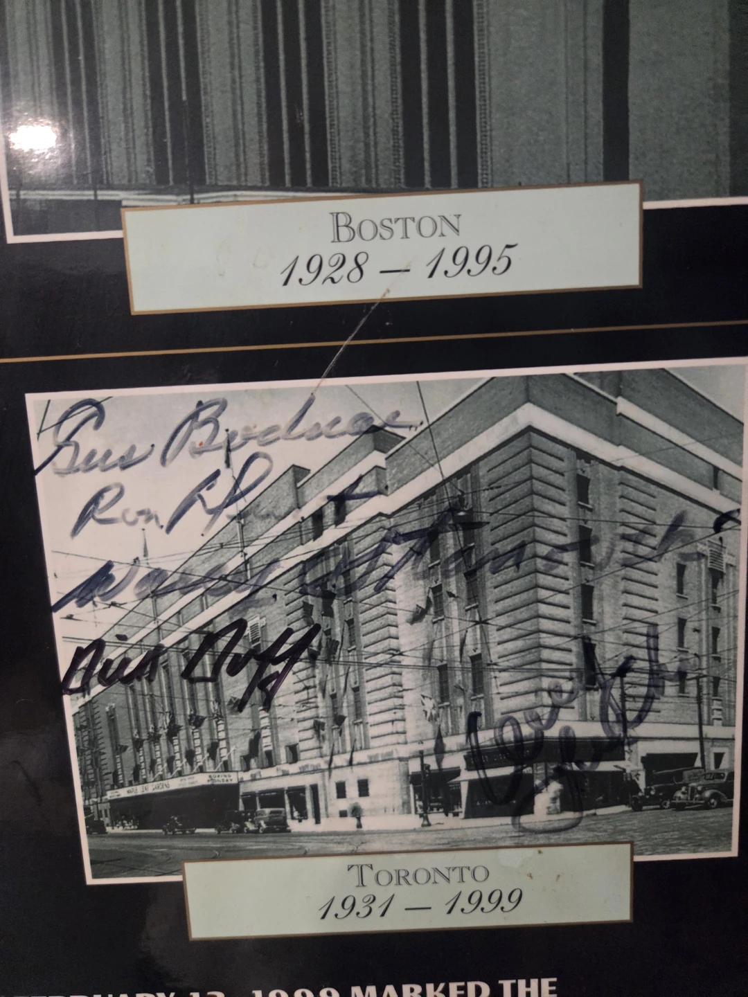 End of an Era Original Six Arenas Commemorative Plaque - photo 5