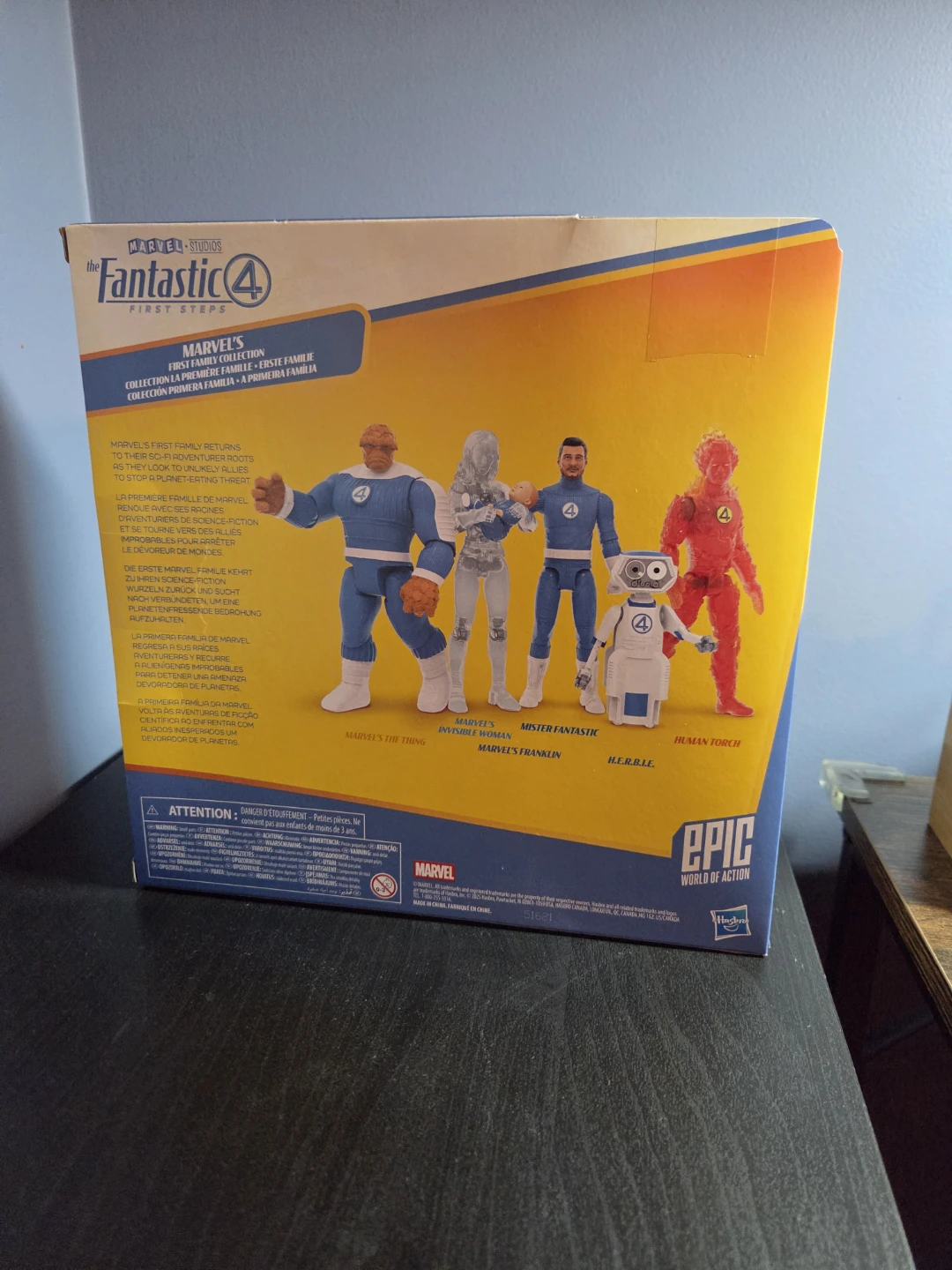 Marvel Studios Fantastic 4 First Steps Action Figure Set - photo 2