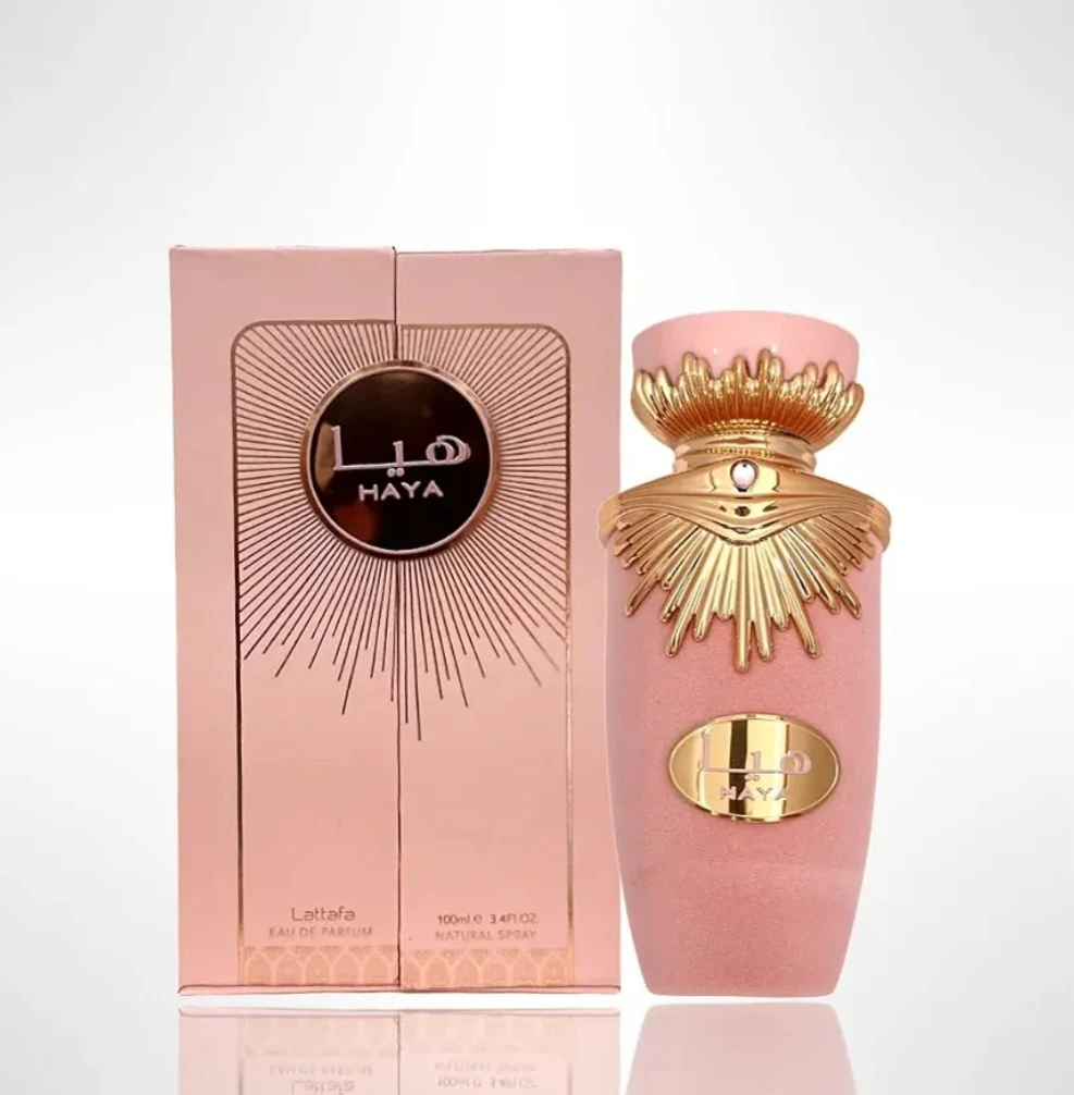 Lattafa Haya Eau de Parfum Spray for Women, 3.4 Ounce
