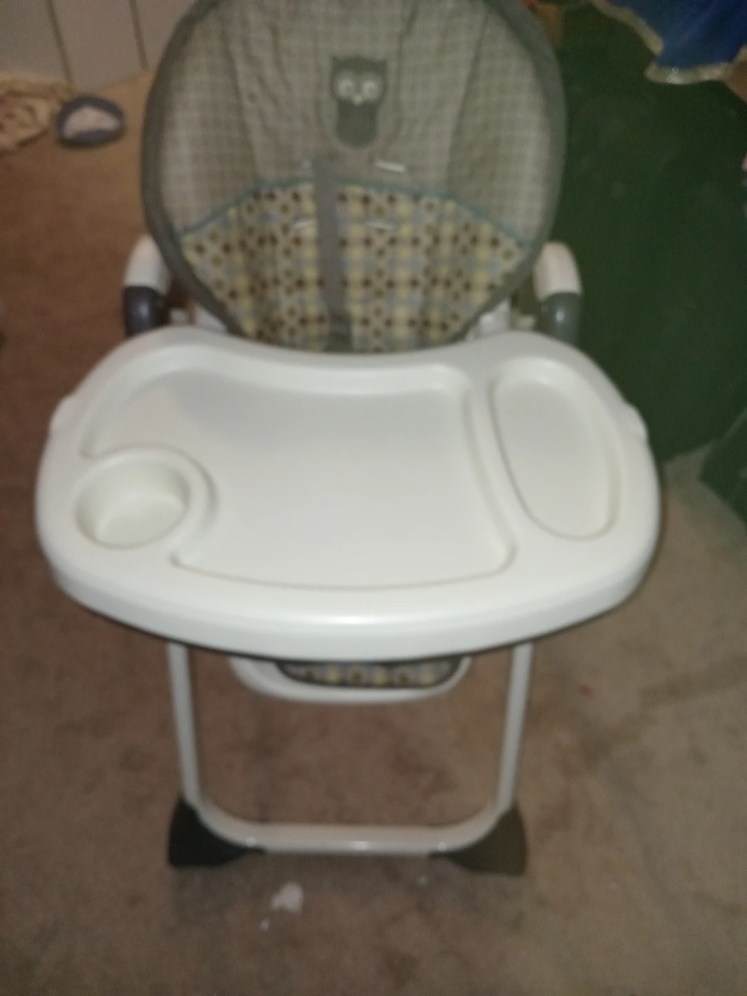 Baby High Chair with Owl Print - photo 5