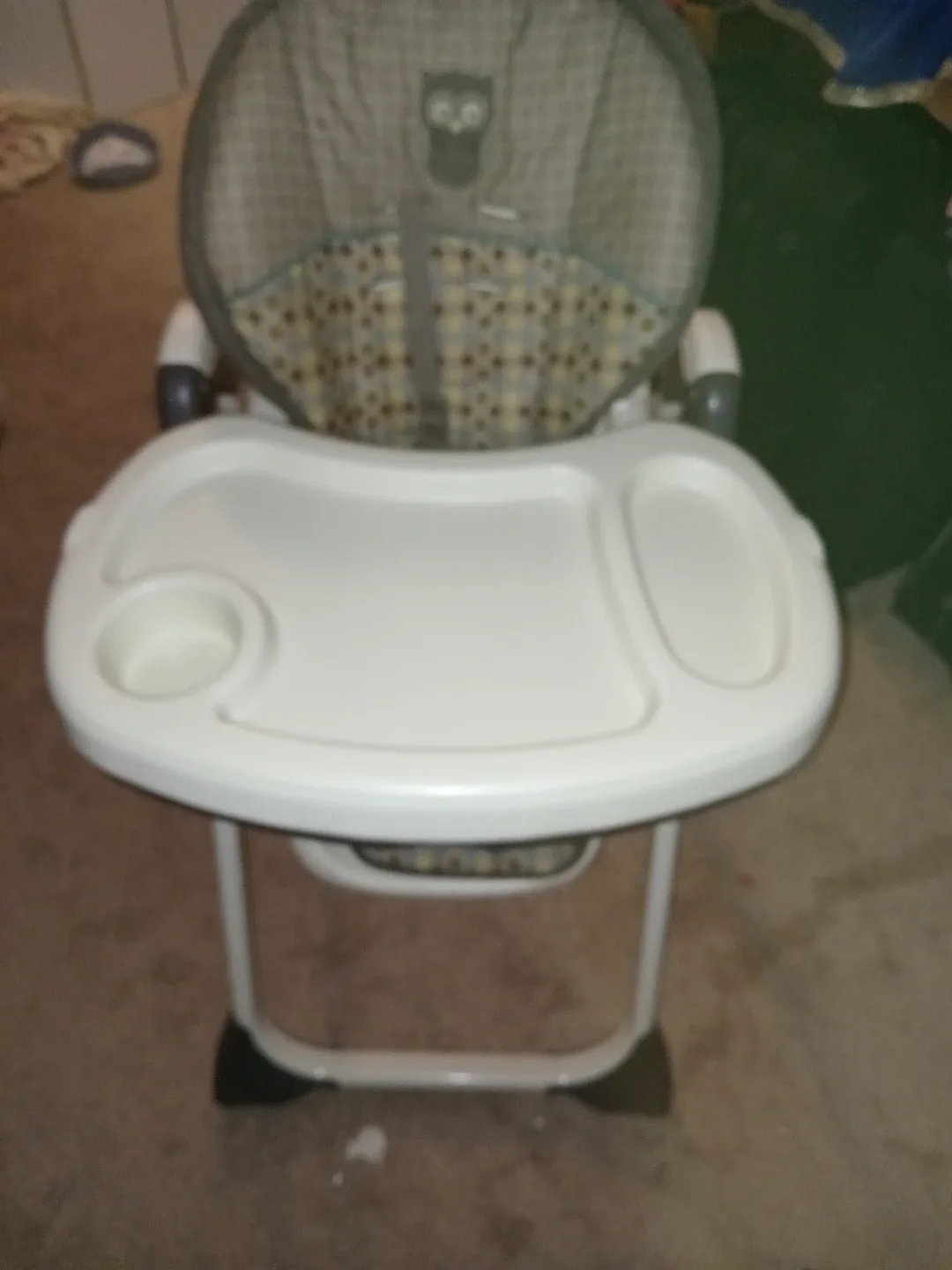 Baby High Chair with Owl Print - photo 5