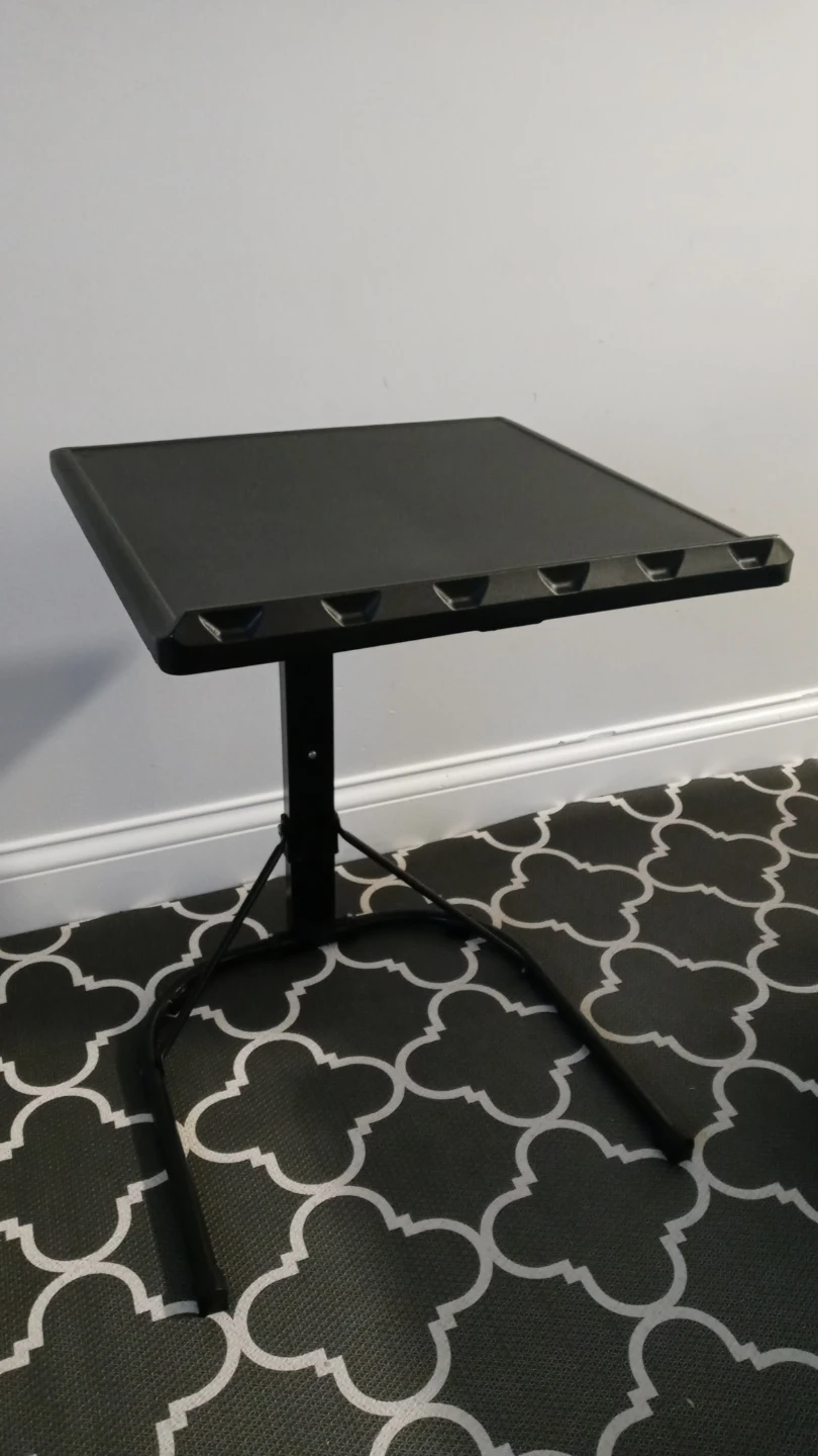 Black Adjustable Laptop Table - photo 2