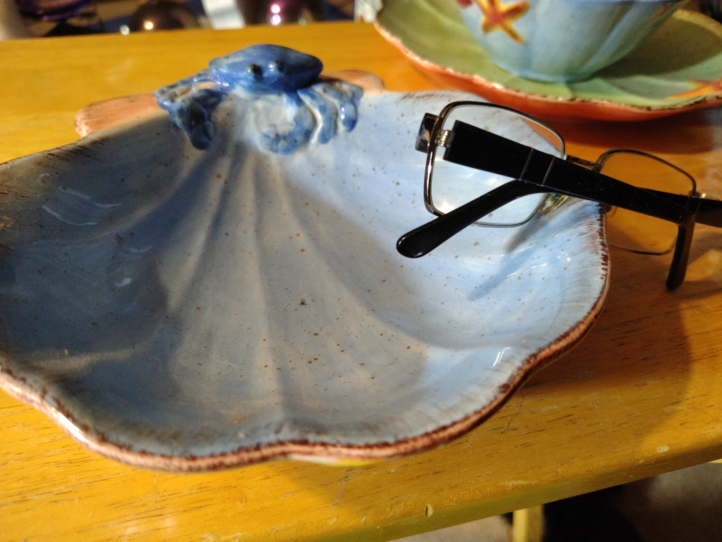 Set of 3 Ceramic Shell & Crab Dishes - photo 3