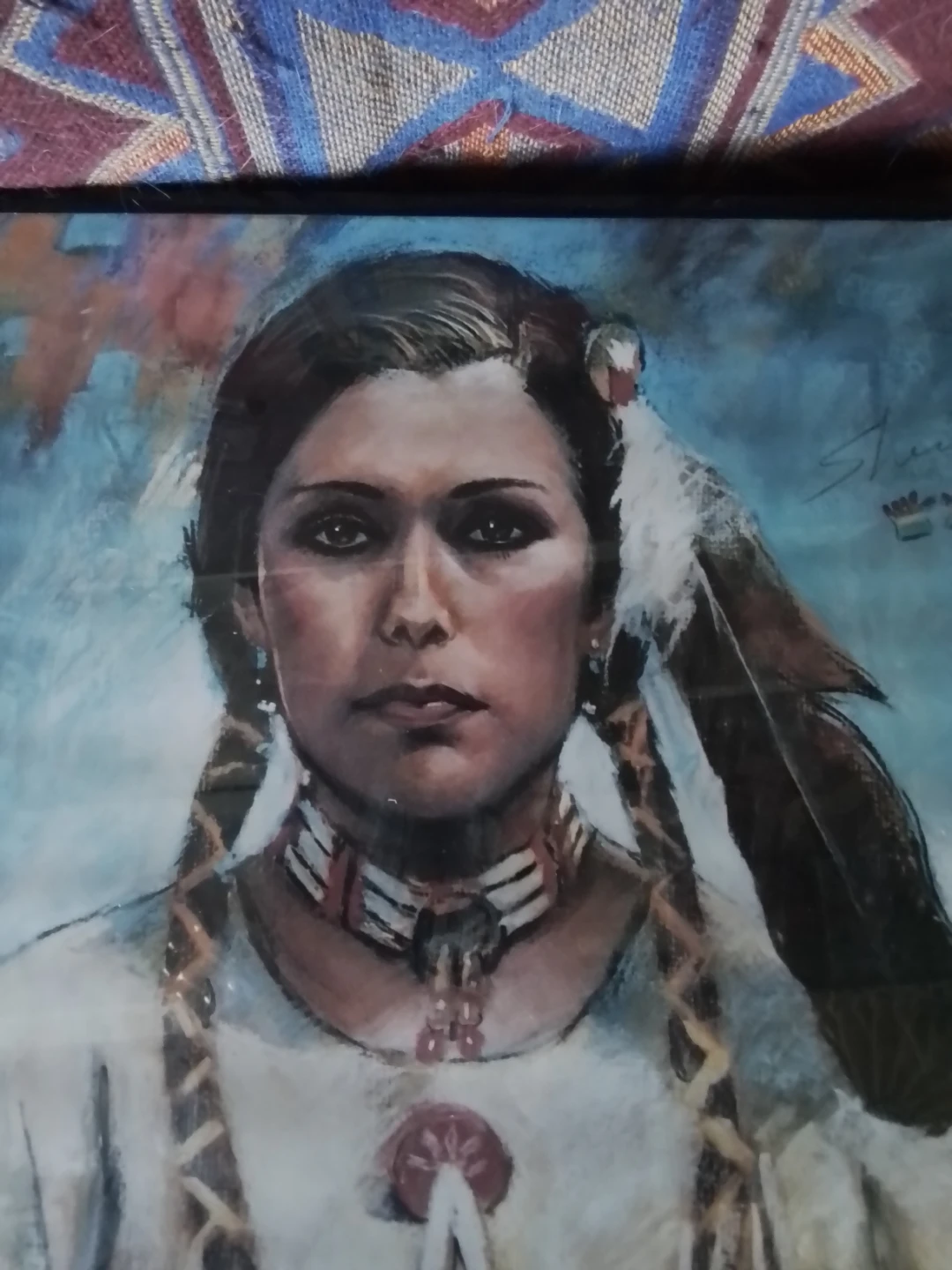 Budd Sherrick Native American Portrait Print - photo 3