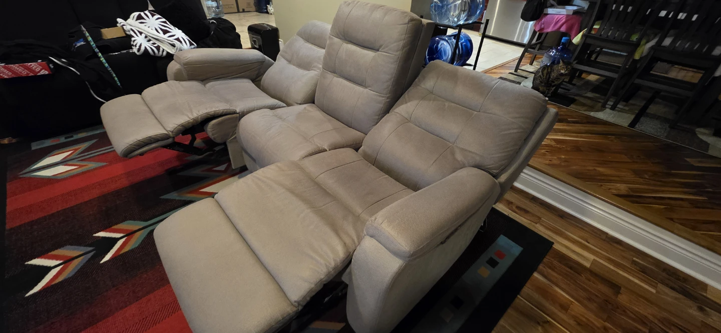 2-tan recliners - photo 5