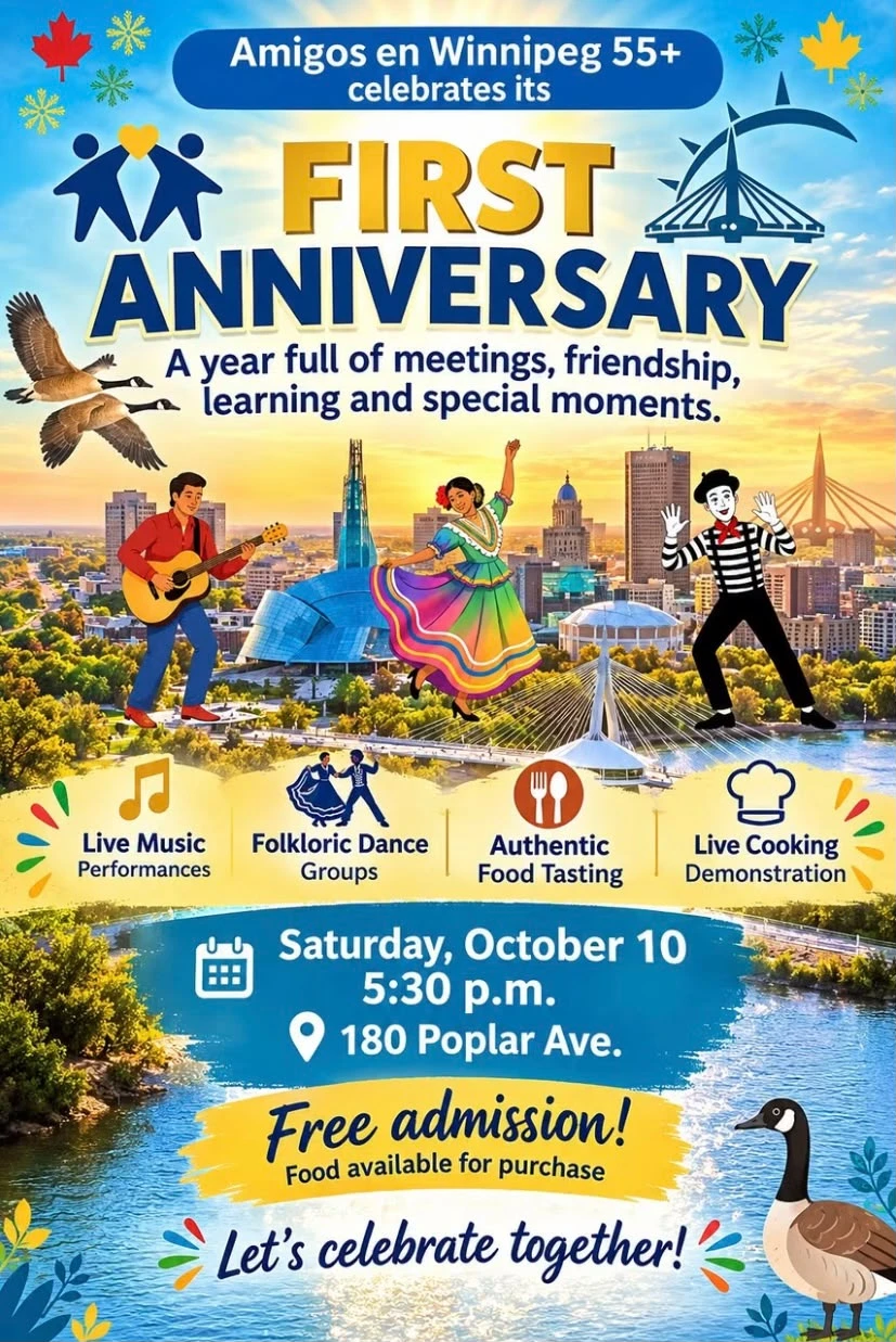 Amigos en Winnipeg 55+ First Anniversary Event