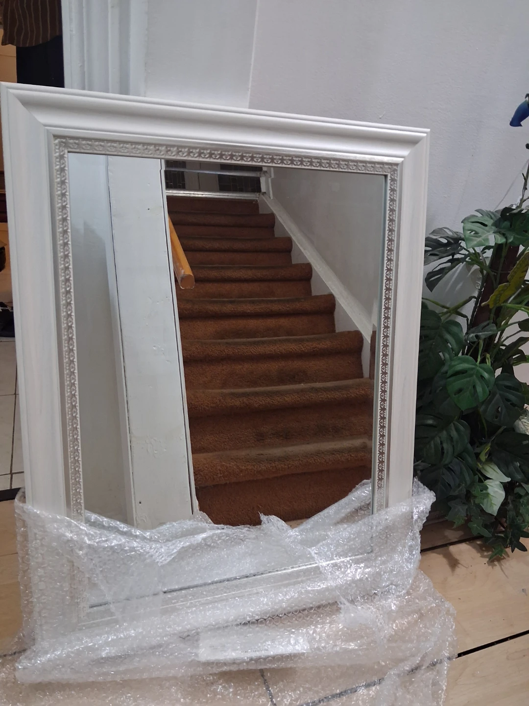 MCS Industries White Woodgrain Mirror - photo 4