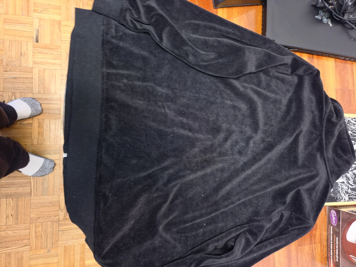 George Plus Black Zip-Up Velour Jacket - photo 3