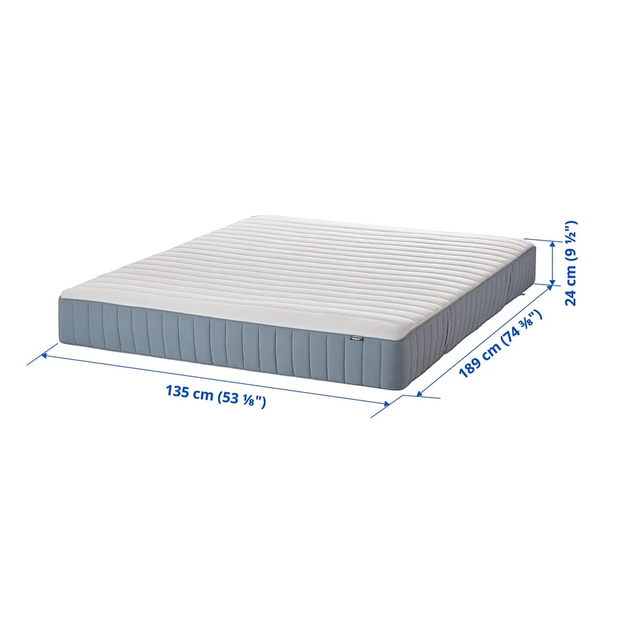 IKEA TARVA Full/Double Bed Frame + VALEVÅG Mattress – $250 OBO - photo 3