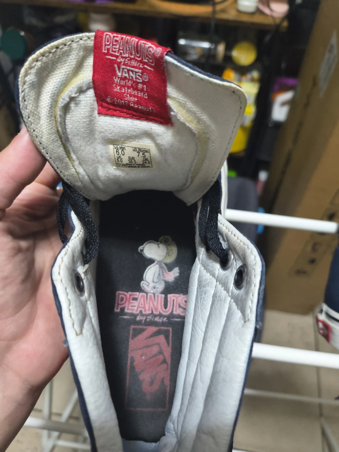 Vans x Peanuts High Top Skate Shoes - photo 3