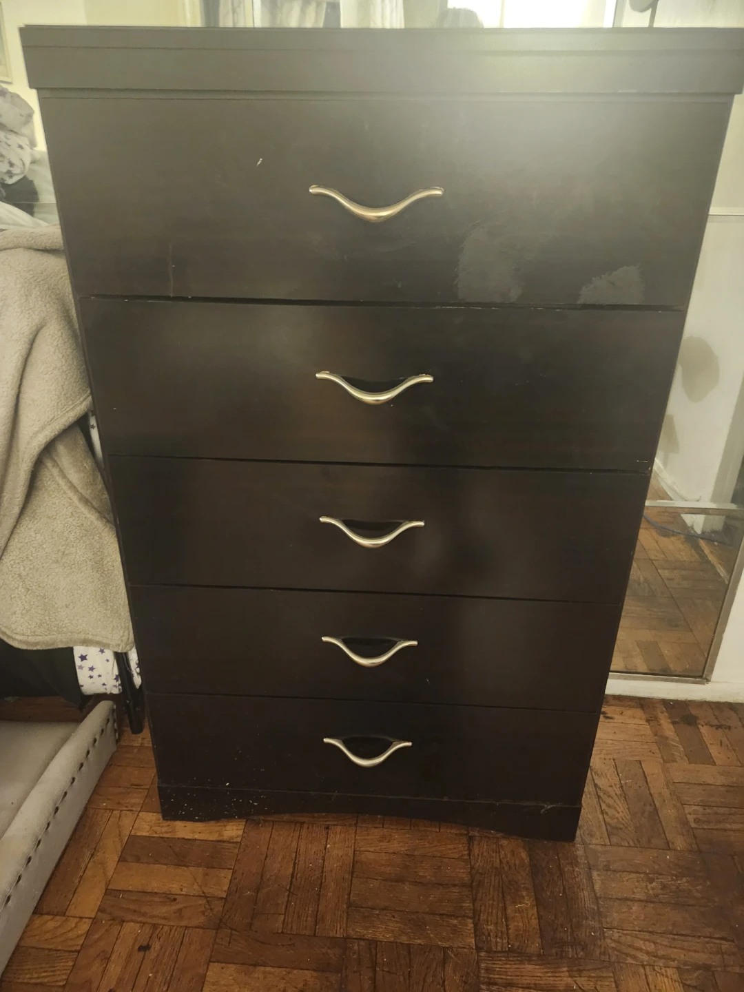 Black  5-Drawer Dresser