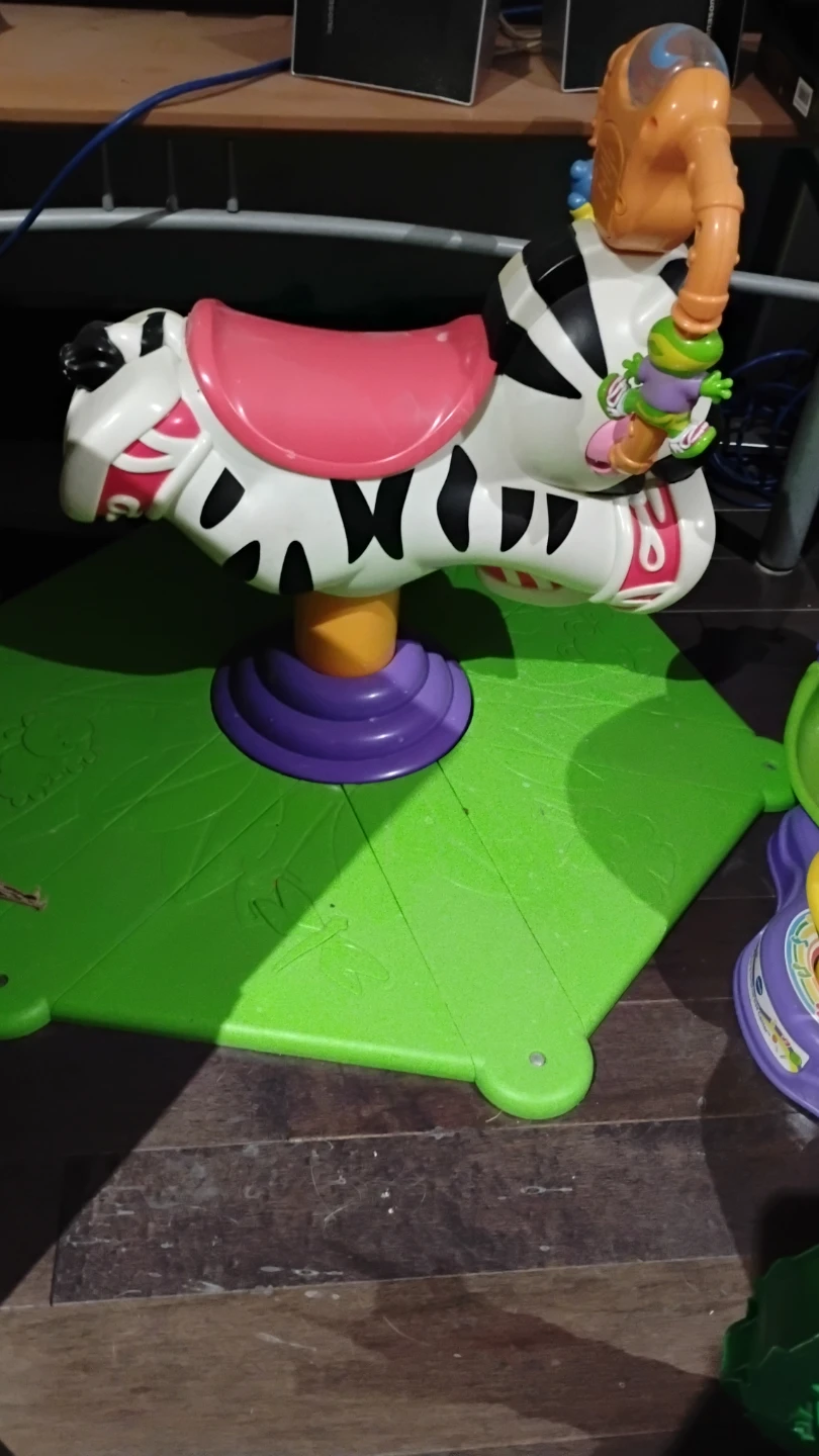 Fisher-Price Bounce and Spin Zebra