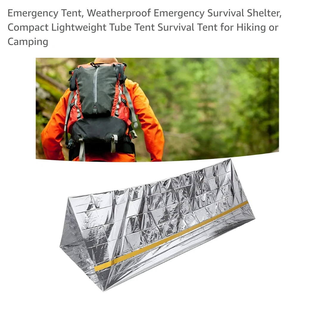 Emergency 2 person  Survival Shelter Tent New