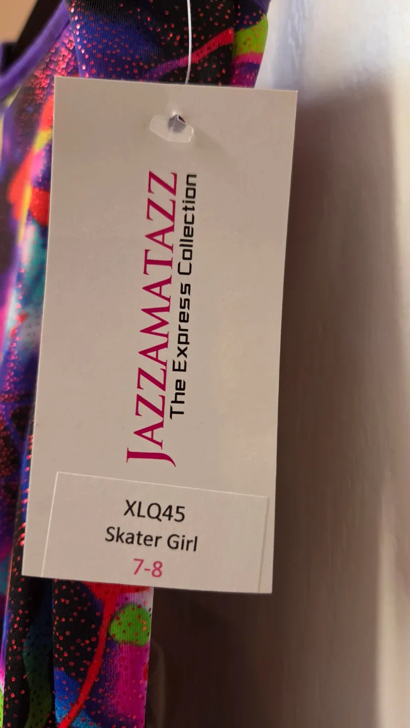 Jazzamatazz Skater Girl Outfit Size 7-8 - photo 4