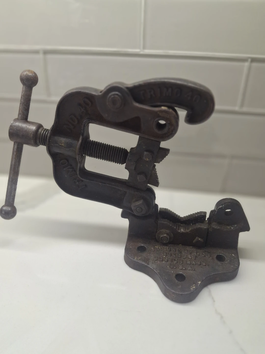 Vintage Trimo No. 40 Pipe Vise - photo 4