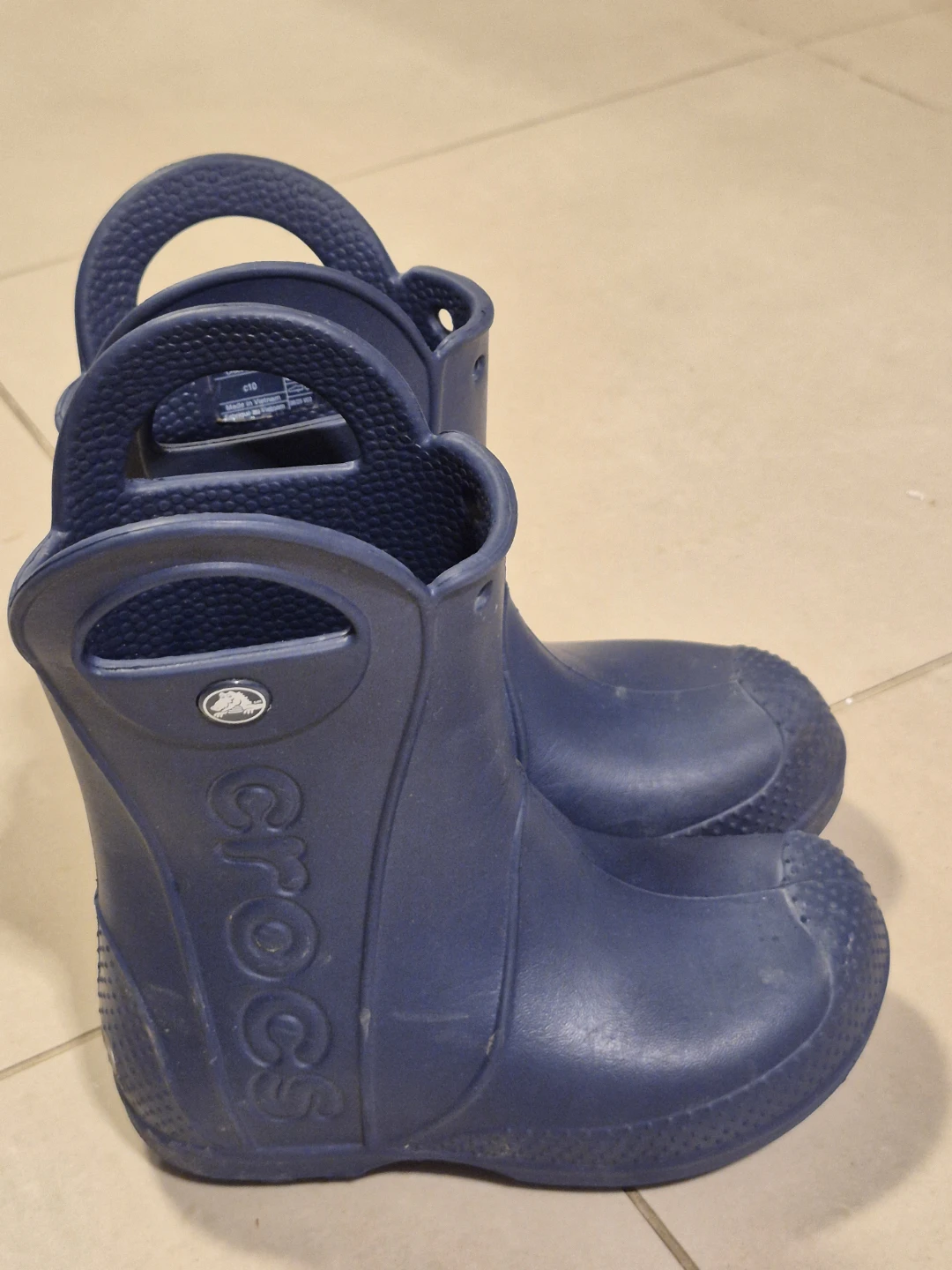 Crocs Navy Rain Boots Size C10 - photo 2