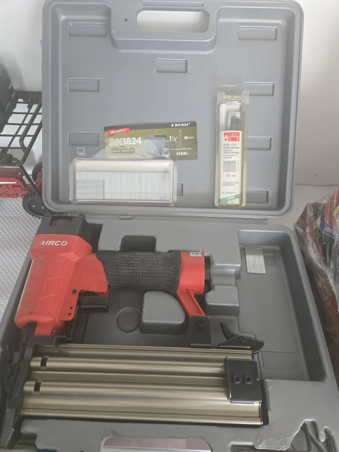 Airco Brad Nailer with Carrying Case