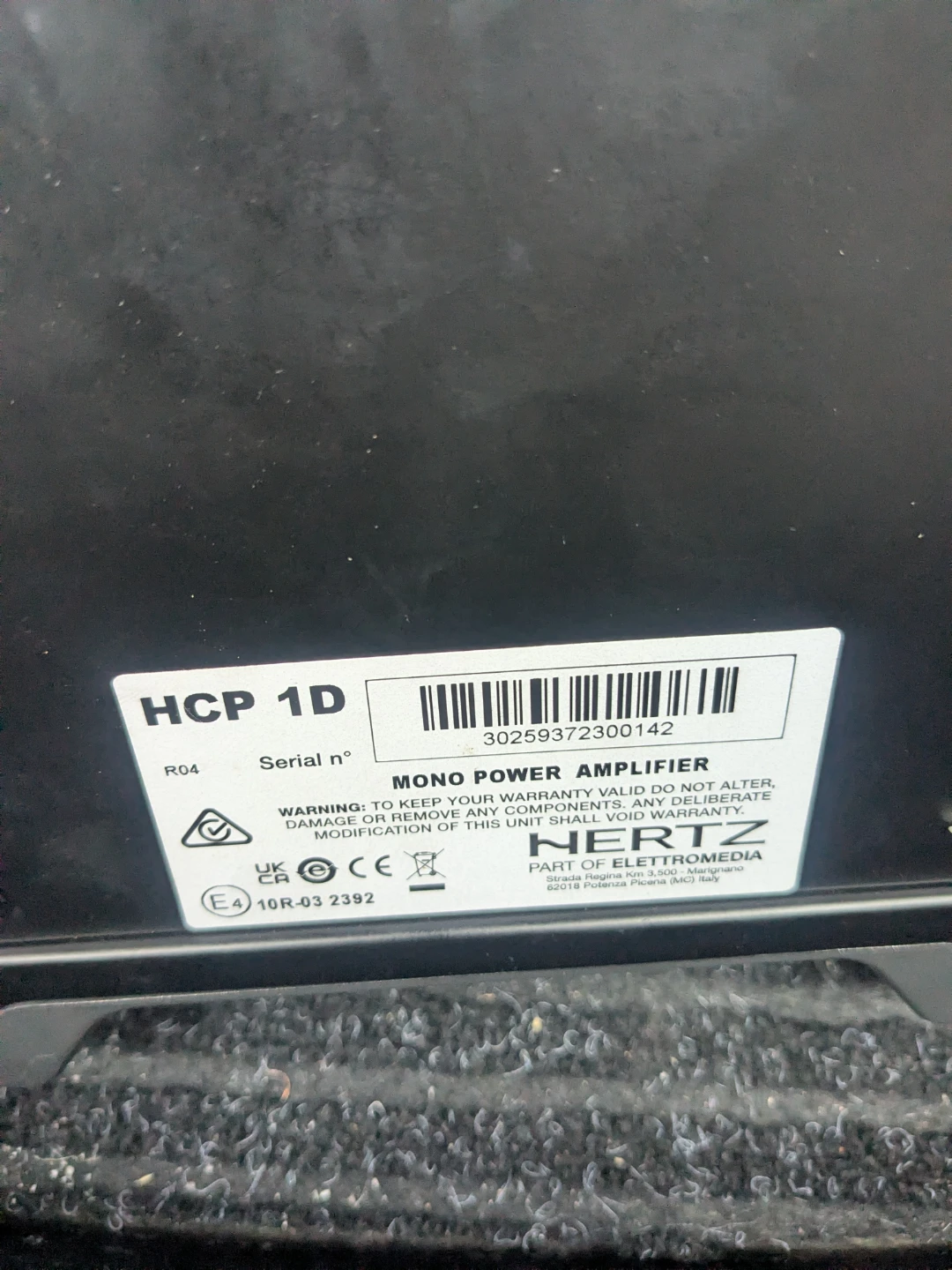 Hertz HCP 1D Mono Power Amplifier and Subwoofer Box - photo 3