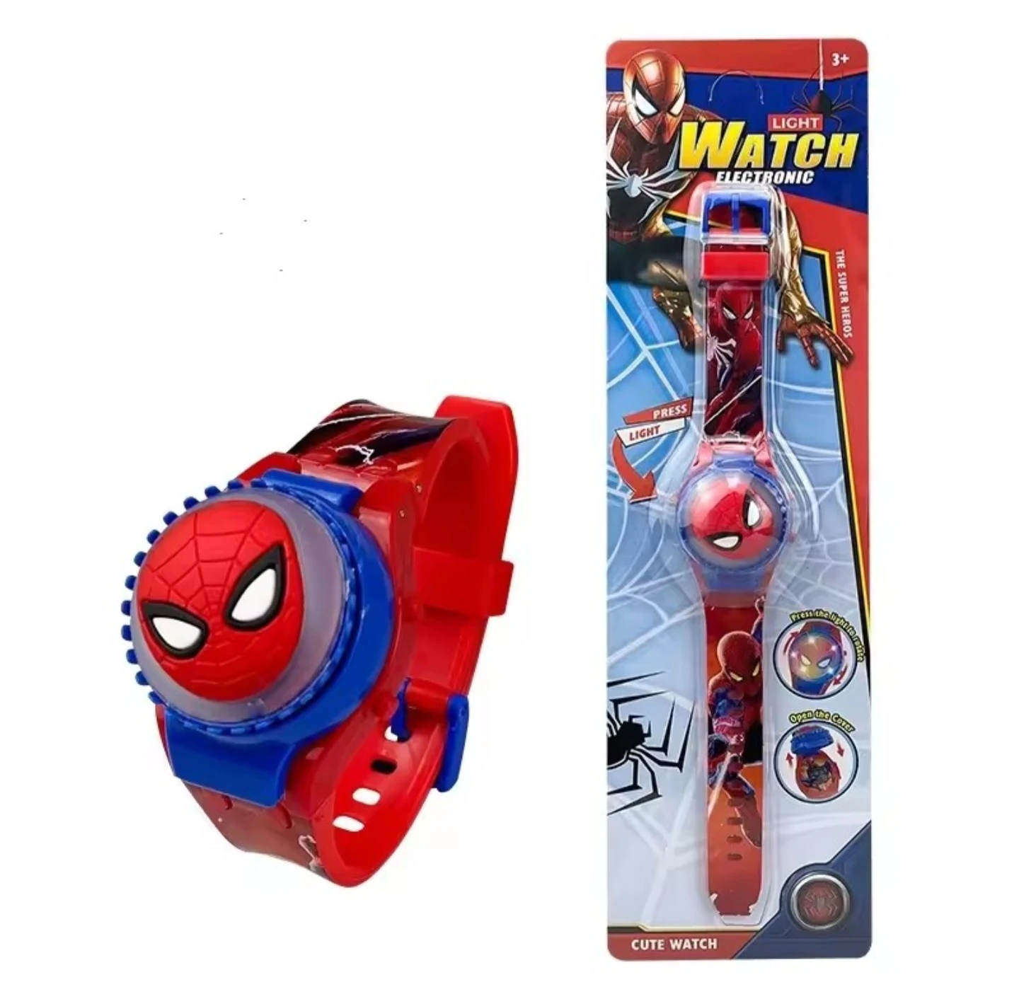 Spiderman Electronic Light Watch