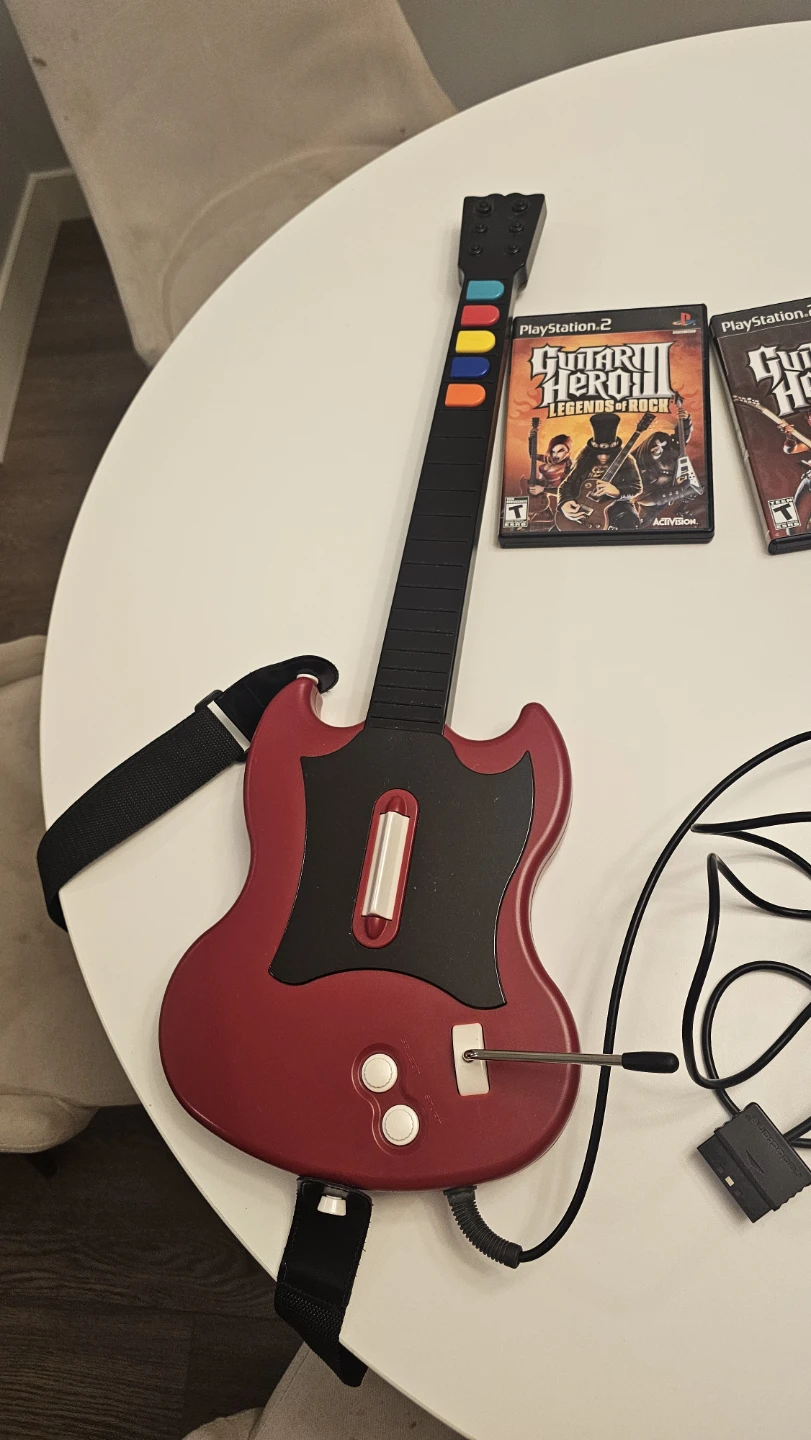 Guitar for PlayStation 2 guitar hero - photo 2