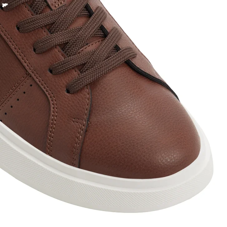 Aldo Brown Leather Sneakers - photo 2