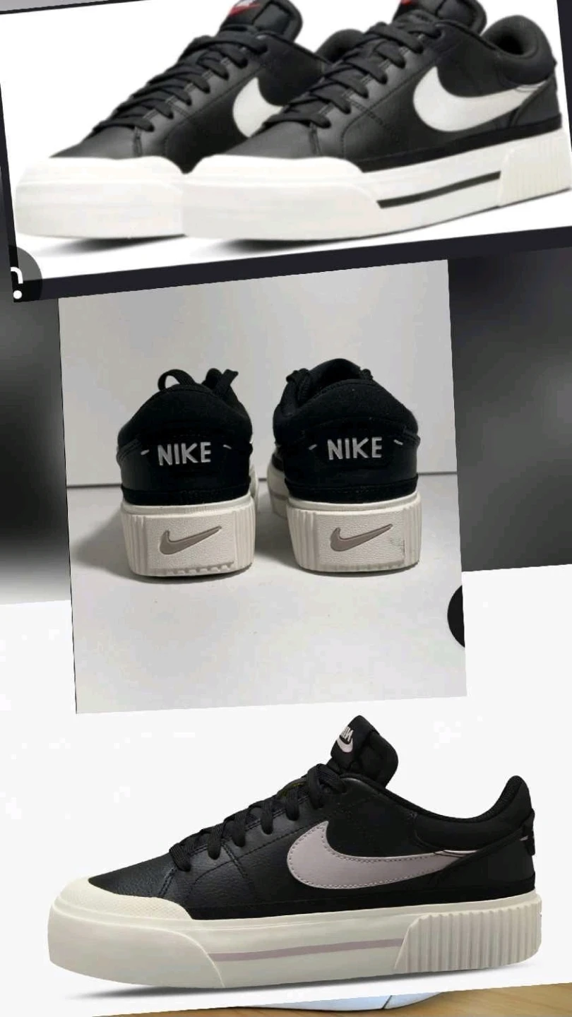 Nike Court Legacy Lift *Real Leather*EUC 7US - photo 2