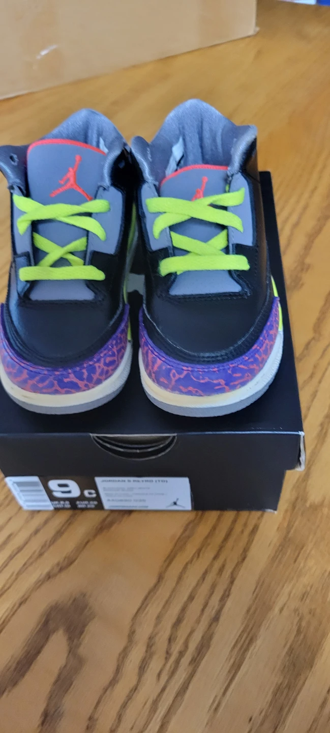 Jordan 3 Retro TD Shoes - photo 2